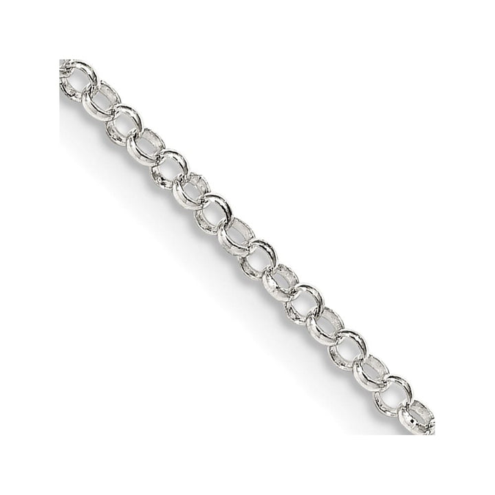 Sterling Silver 2mm Rolo Chain with Lobster Clasp