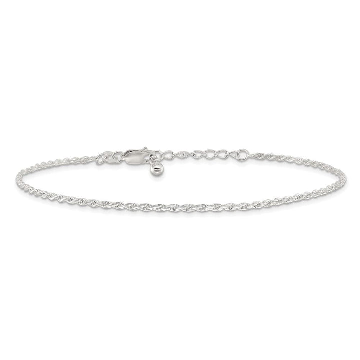 Sterling Silver 2mm Rope Anklet