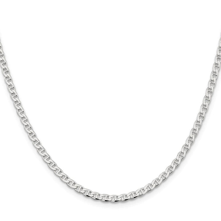 Sterling Silver 3.15mm D.C. Flat Anchor Curb Chain