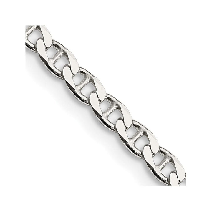Sterling Silver 3.15mm D.C. Flat Anchor Curb Chain