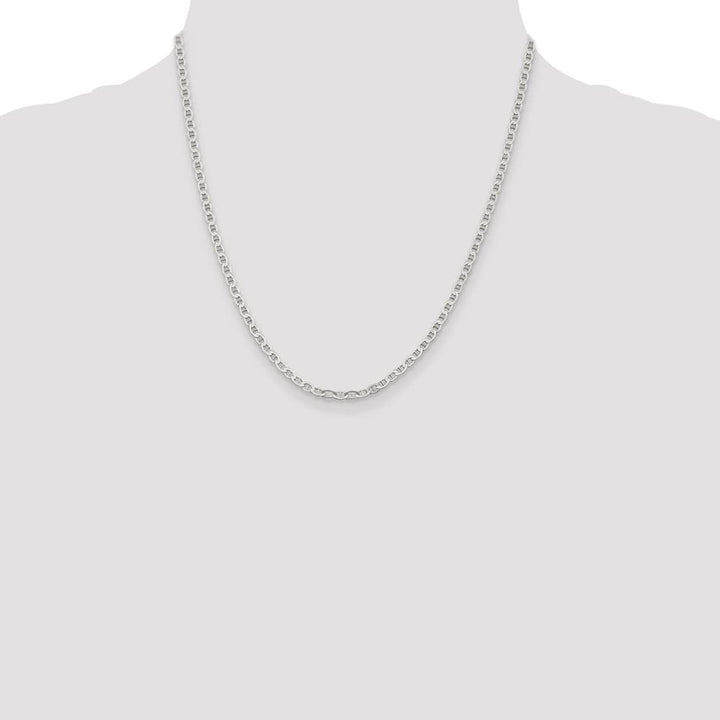Sterling Silver 3.1mm Flat Anchor Chain Size 20