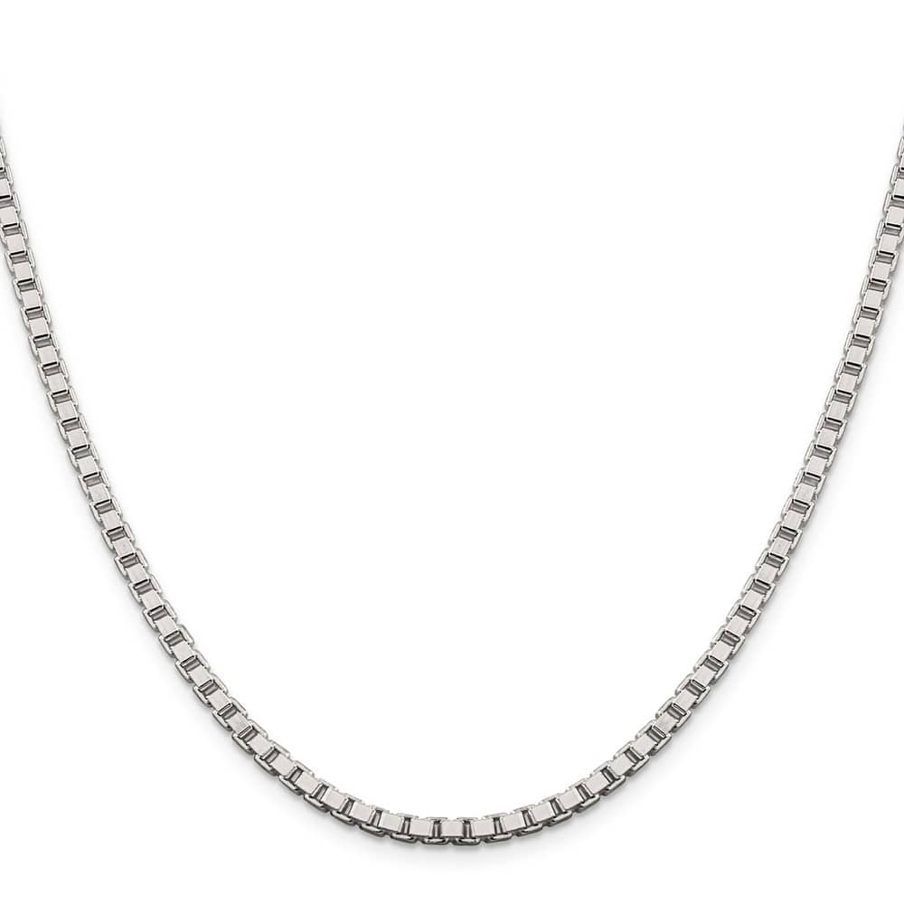 Sterling Silver 3.25mm Box Chain