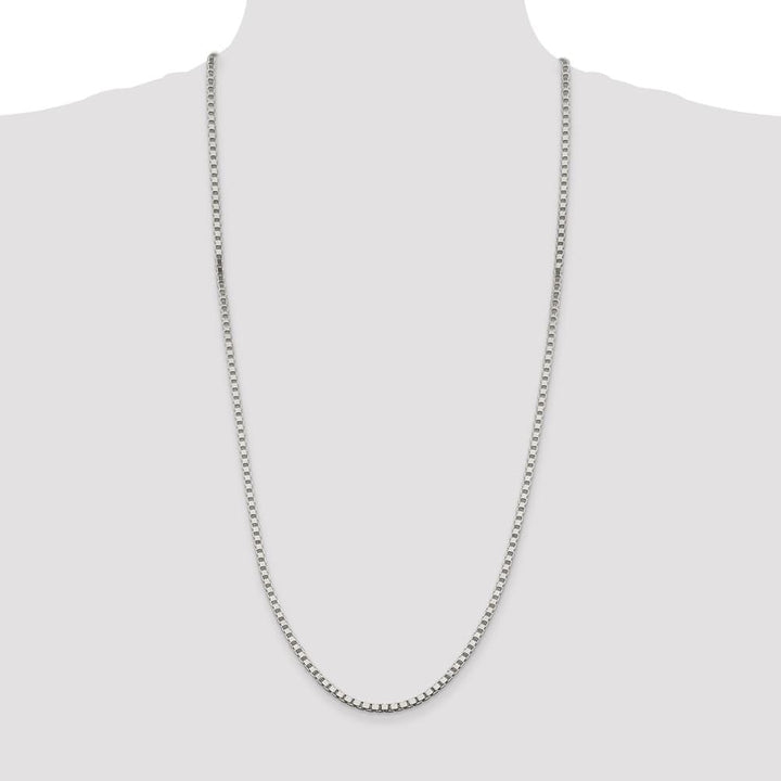 Sterling Silver 3.25mm Box Chain Size 30