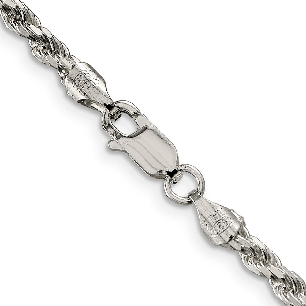 Sterling Silver 3.2mm D.C. Rope Chain