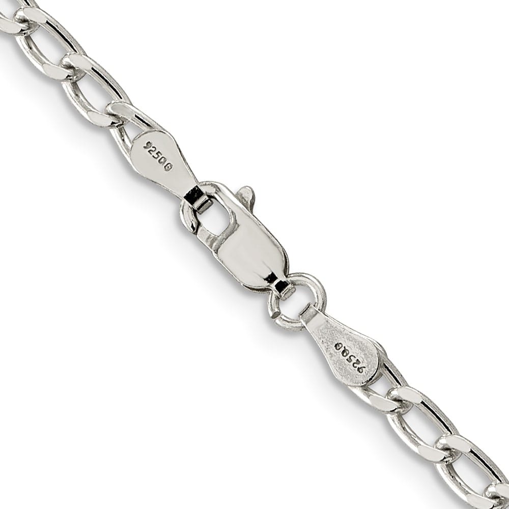 Sterling Silver 3.2mm Open Elongated Link Chain