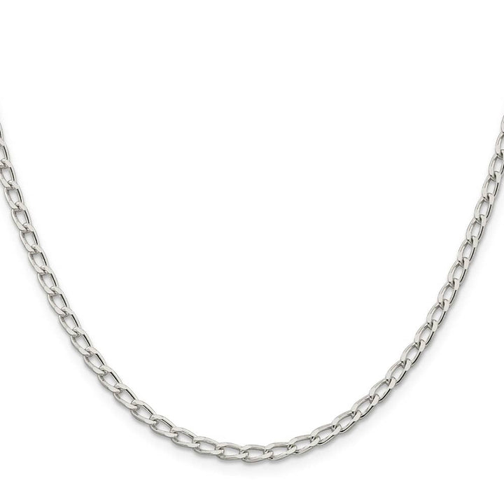 Sterling Silver 3.2mm Open Elongated Link Chain
