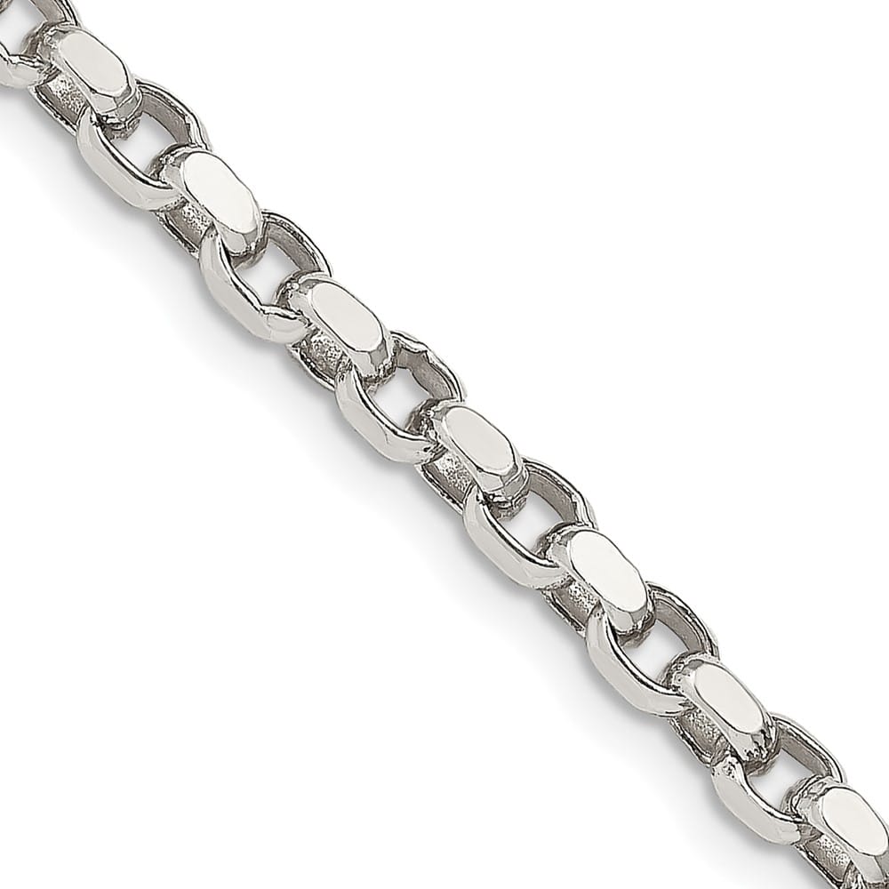 Sterling Silver 3.5mm D.C. Rolo Chain