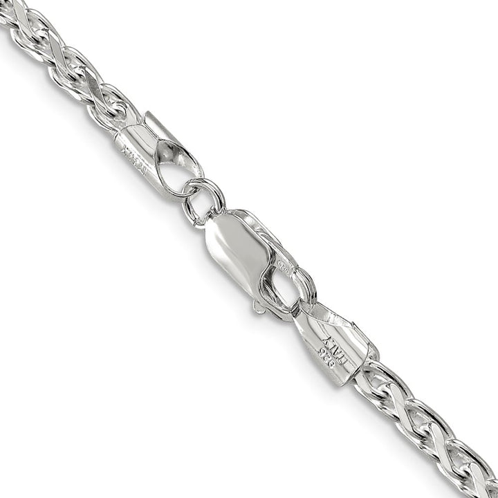 Sterling Silver 3.5mm D.C. Round Spiga Chain