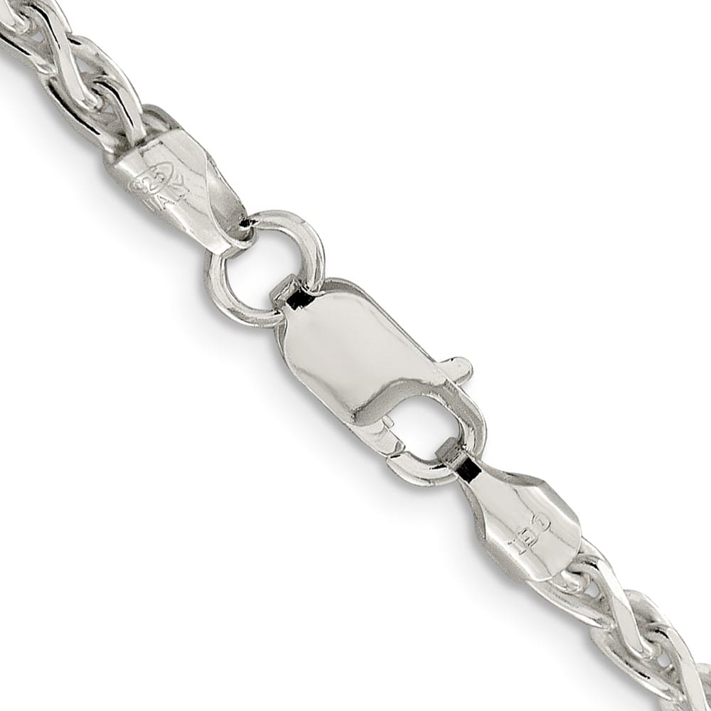 Sterling Silver 3.5mm D.C. Spiga Chain