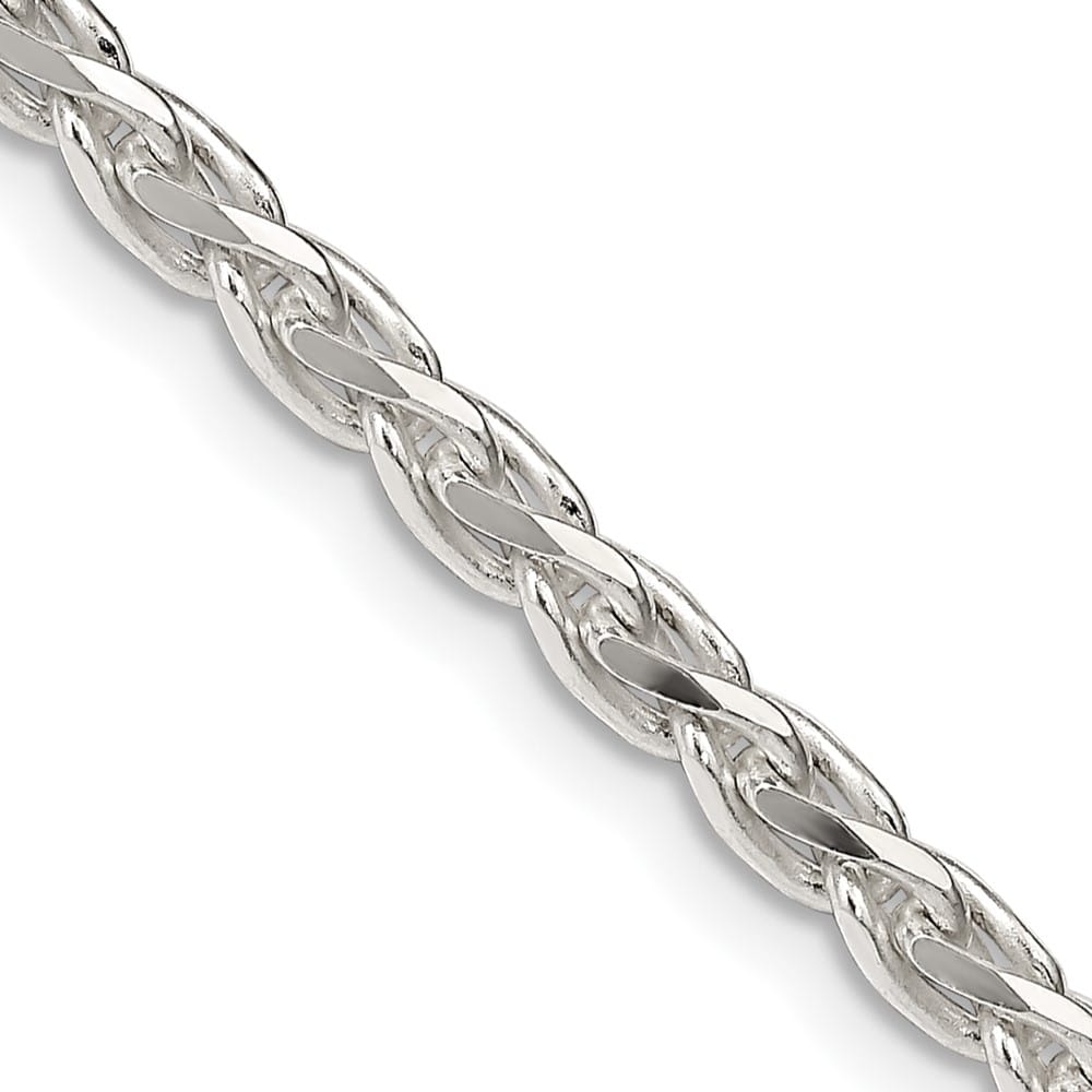 Sterling Silver 3.5mm D.C. Spiga Chain