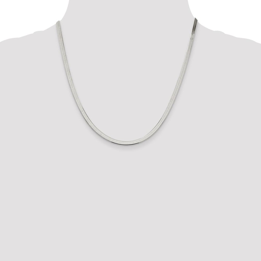 Sterling Silver 3.5mm Magic Herringbone Chain Size 20