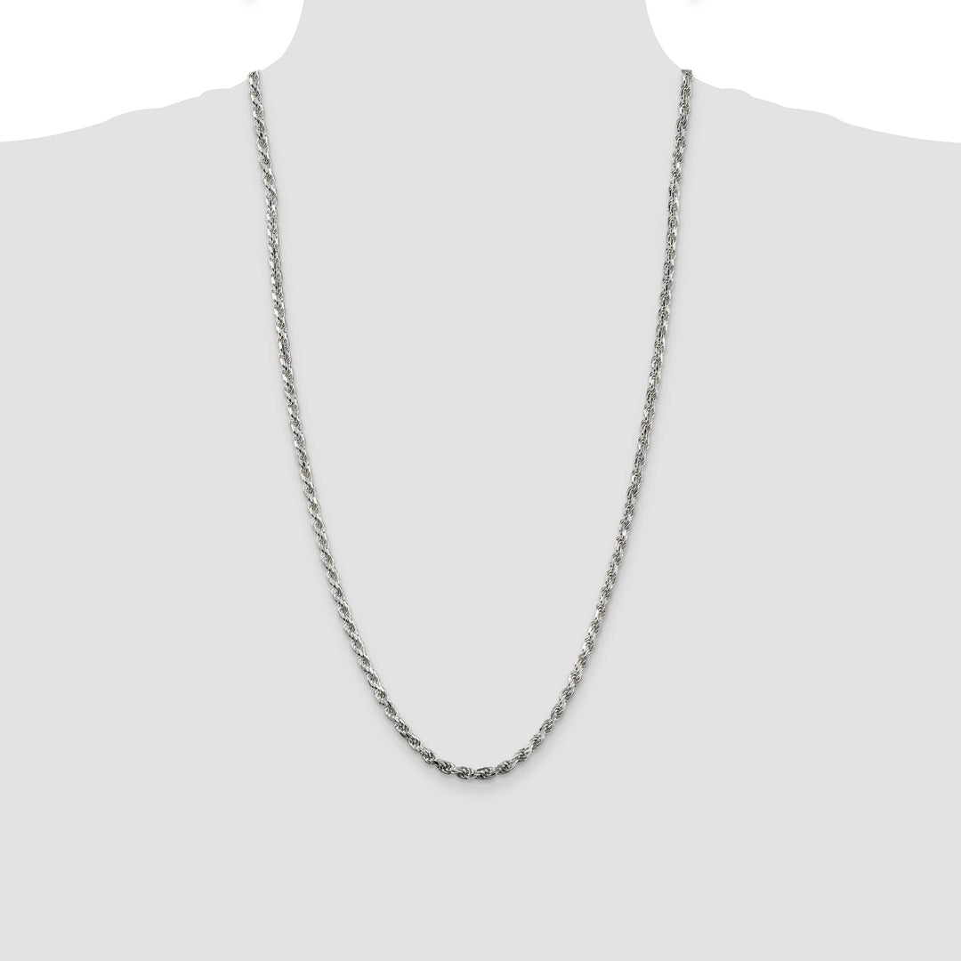 Sterling Silver 3.75mm D.C. Rope Chain