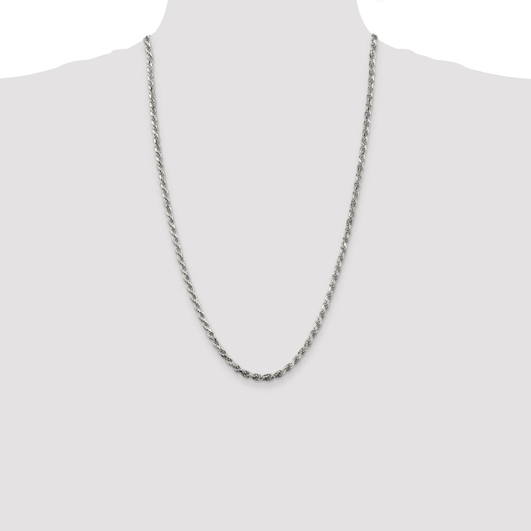 Sterling Silver 3.75mm D.C. Rope Chain