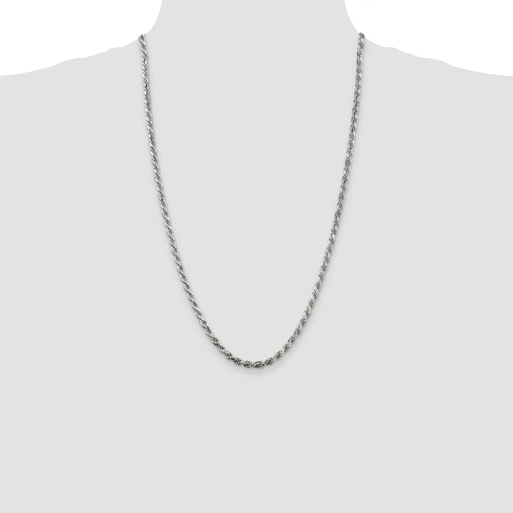Sterling Silver 3.75mm D.C. Rope Chain