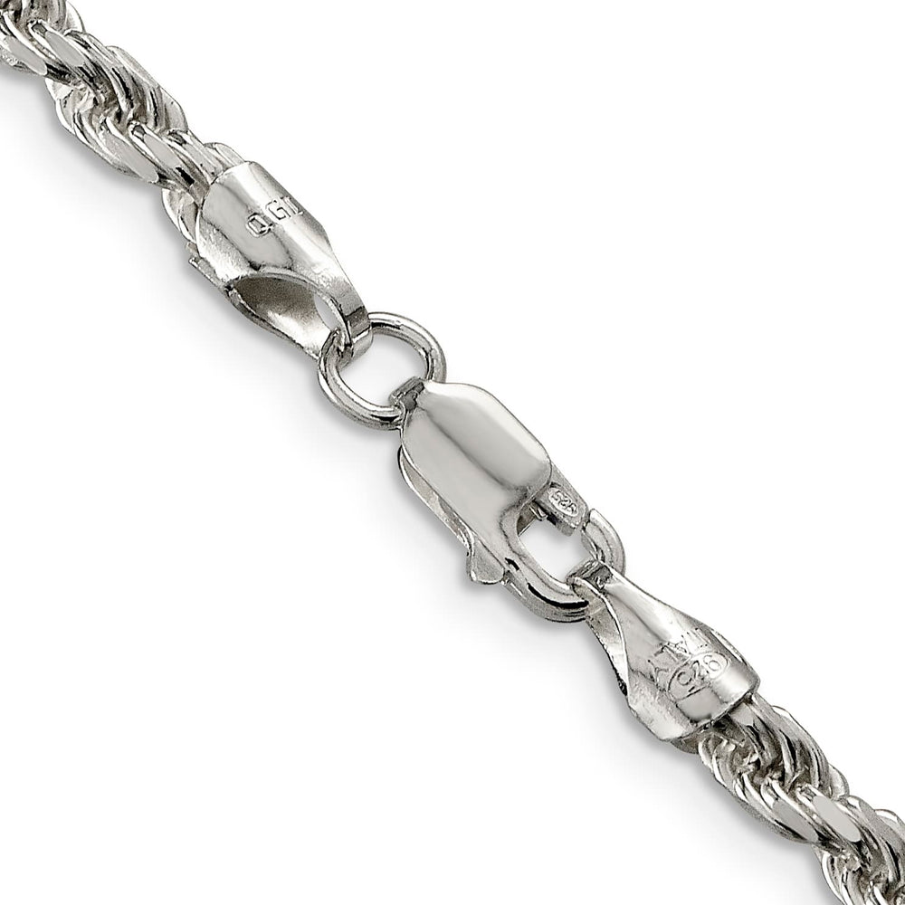 Sterling Silver 3.75mm D.C. Rope Chain