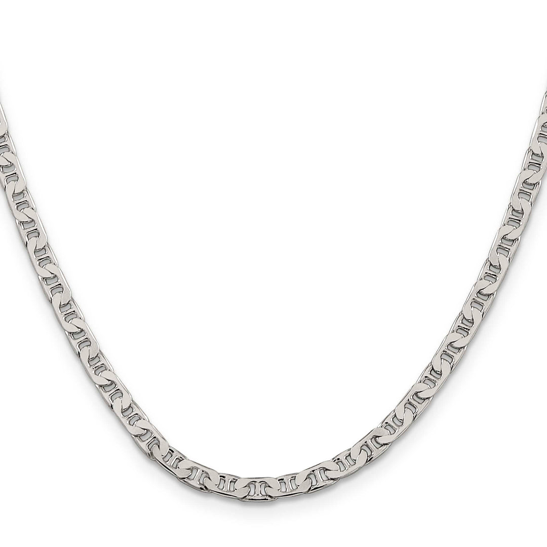 Sterling Silver 3.75mm Flat Anchor Chain 26 Inch