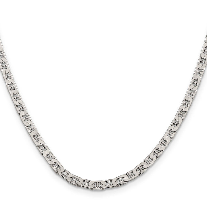 Sterling Silver 3.75mm Flat Anchor Chain 26 Inch