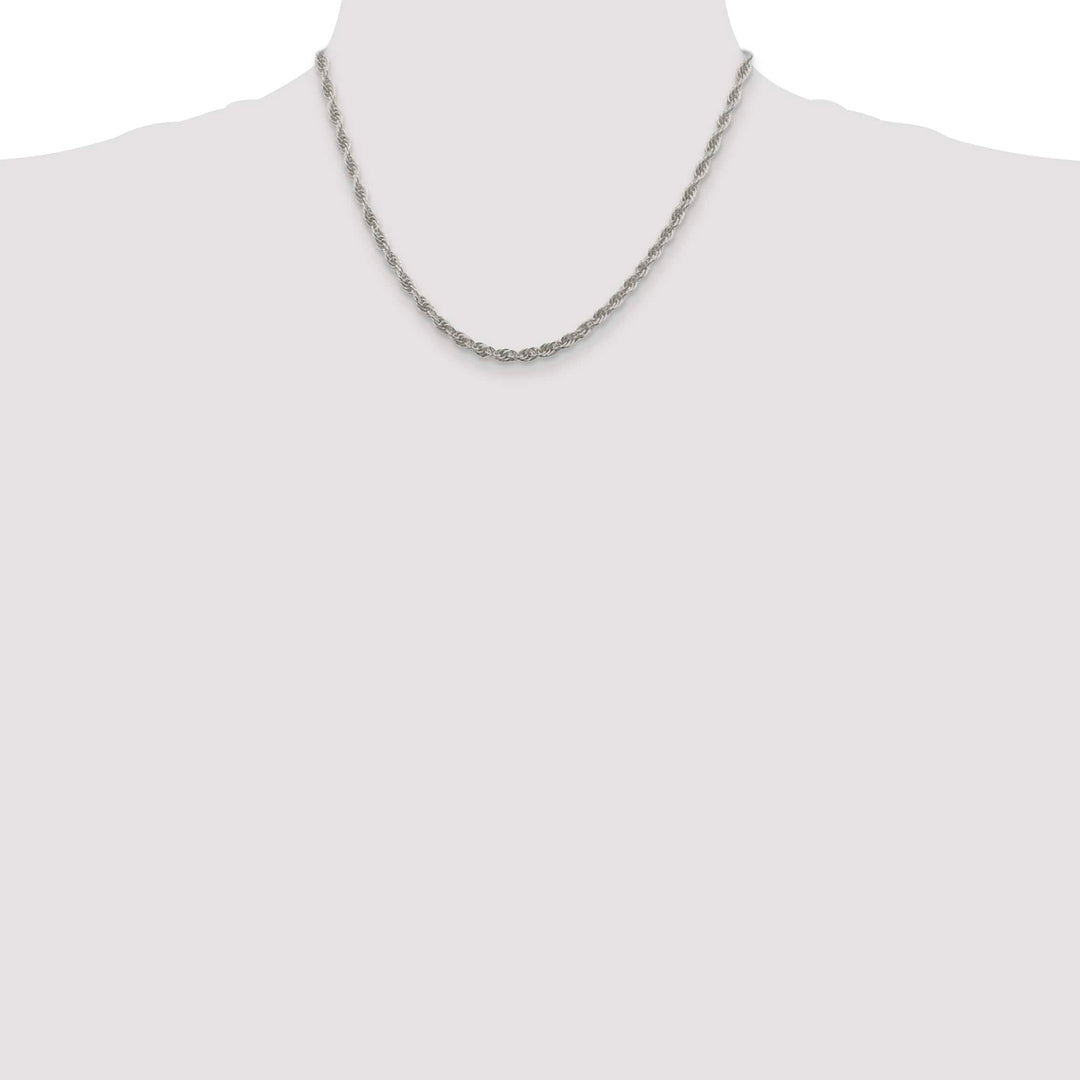 Sterling Silver 3.8mm Loose Rope Chain