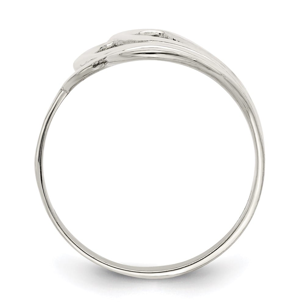Sterling Silver 3 mm 31 mm Top Fancy Ring