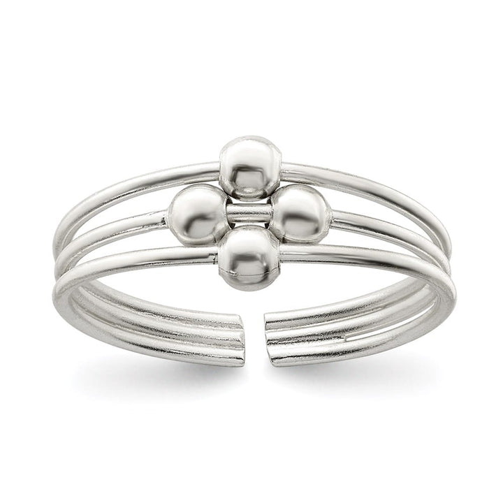 Sterling Silver 3 mm Toe Ring, 0.96 g