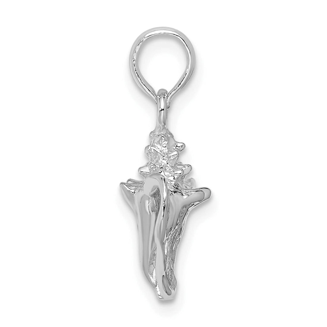 Sterling Silver 3D Conch Pendant