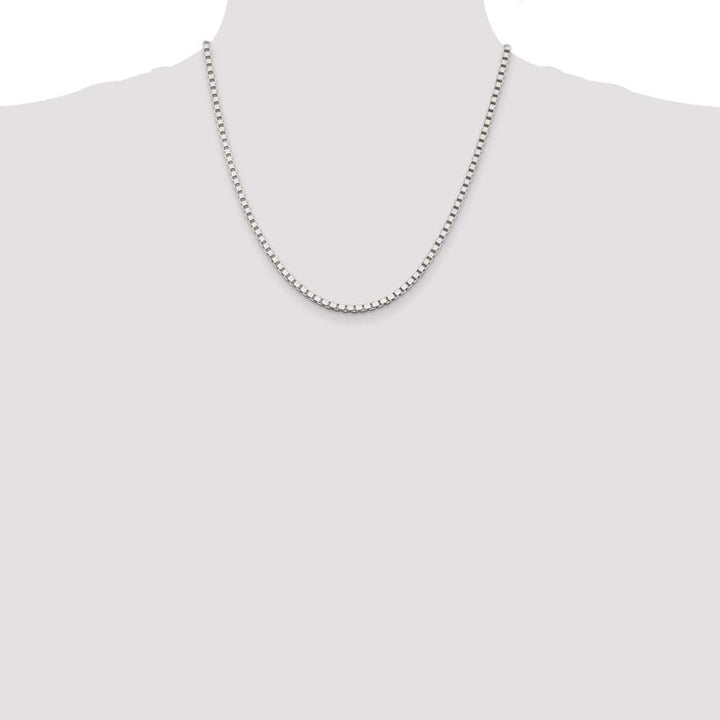 Sterling Silver 3mm Box Chain Size 20