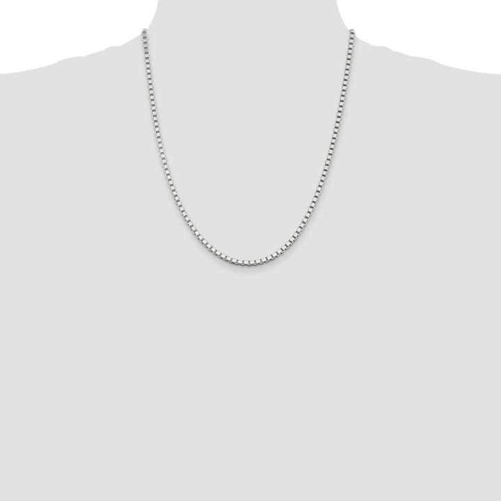 Sterling Silver 3mm Box Chain Size 22