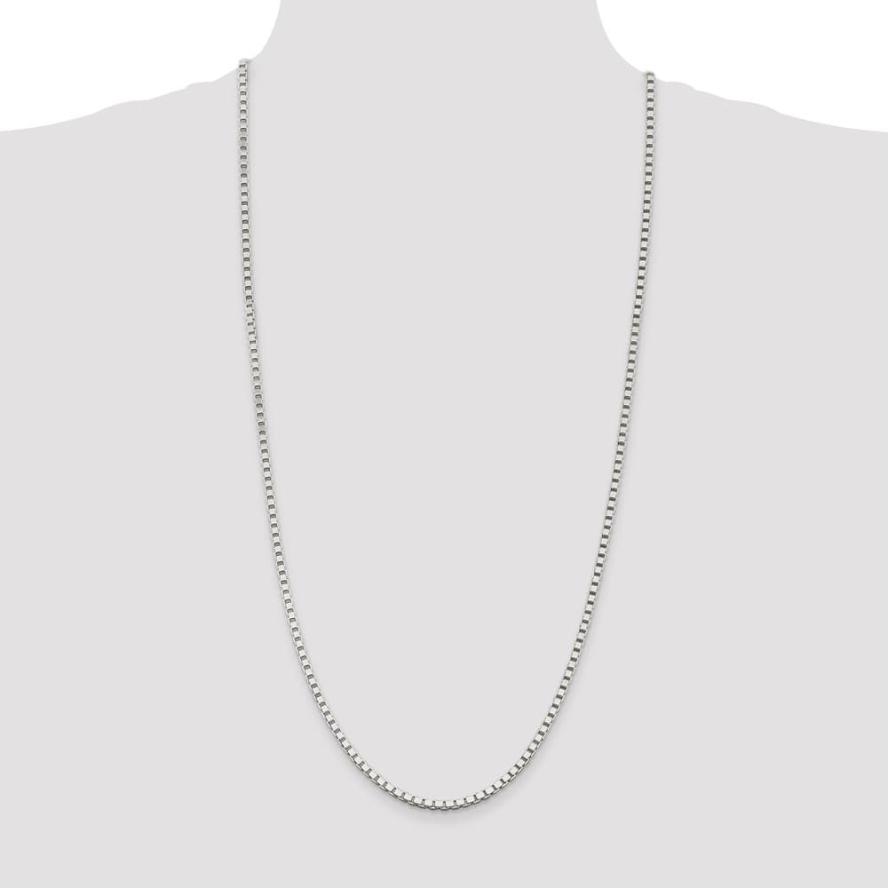 Sterling Silver 3mm Box Chain Size 30