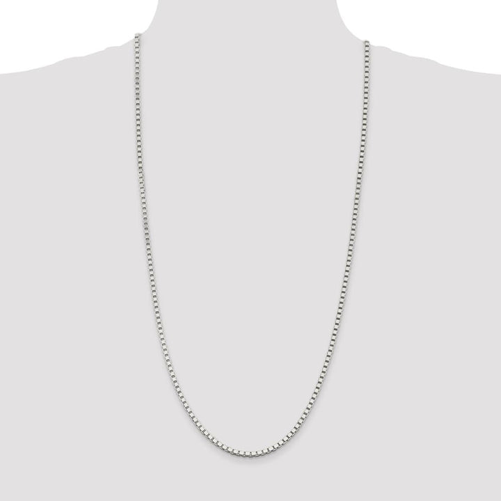 Sterling Silver 3mm Box Chain Size 30