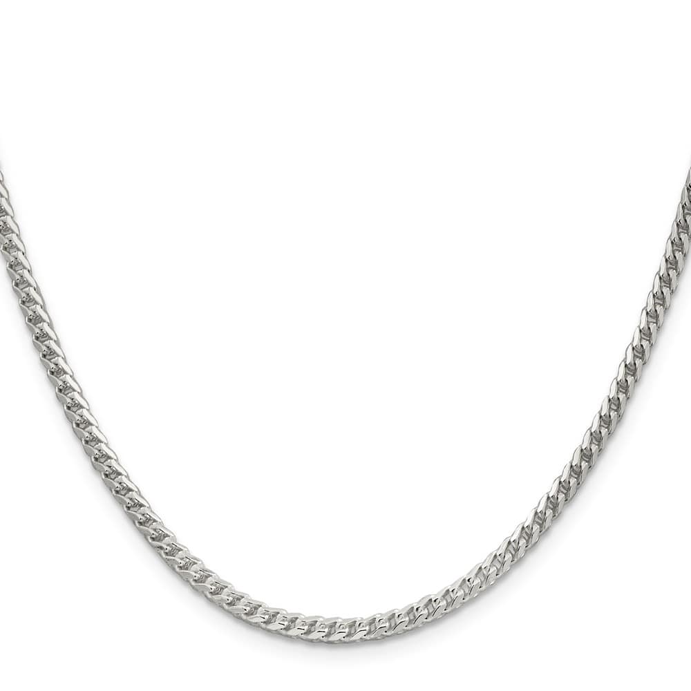 Sterling Silver 3mm D.C. Square Franco Chain
