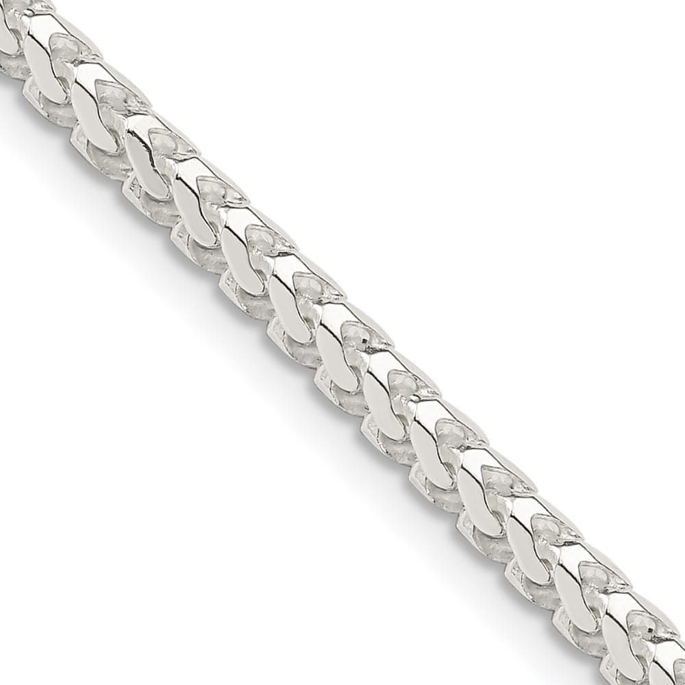 Sterling Silver 3mm D.C. Square Franco Chain