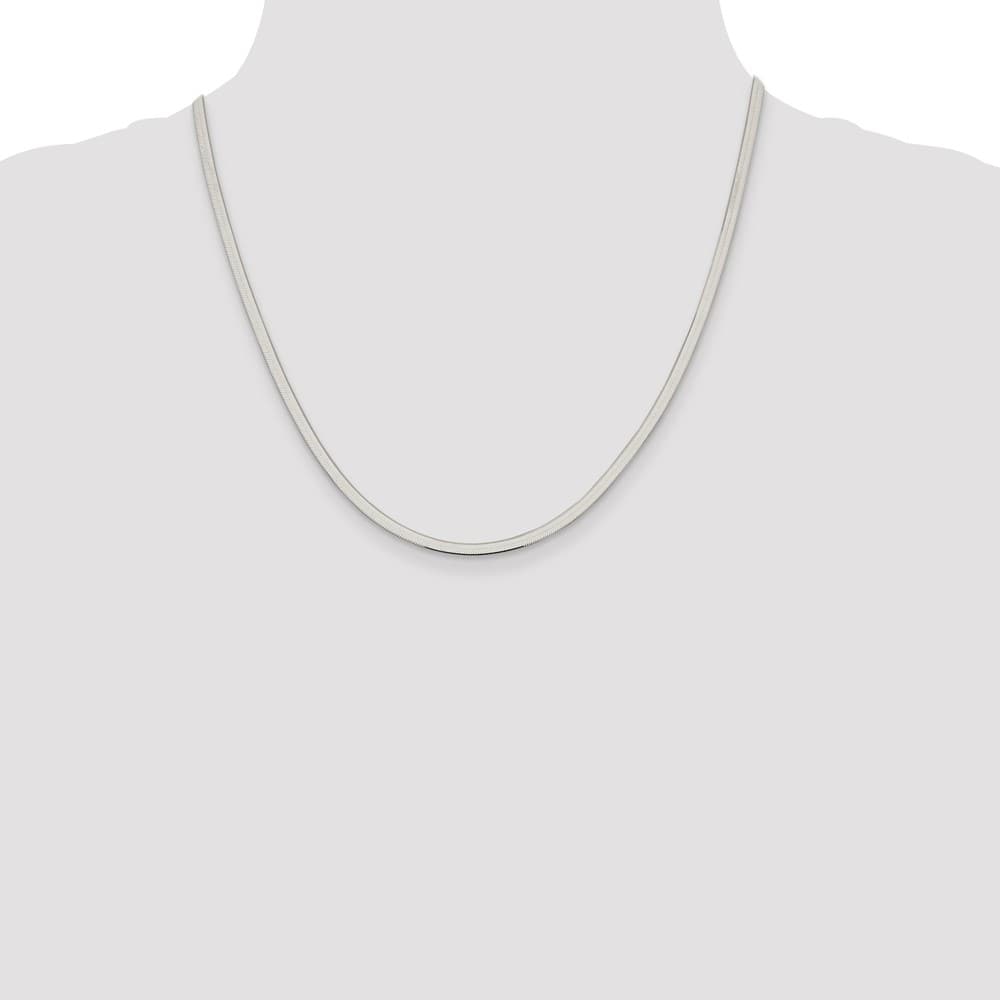 Sterling Silver 3mm Magic Herringbone Chain Size 20