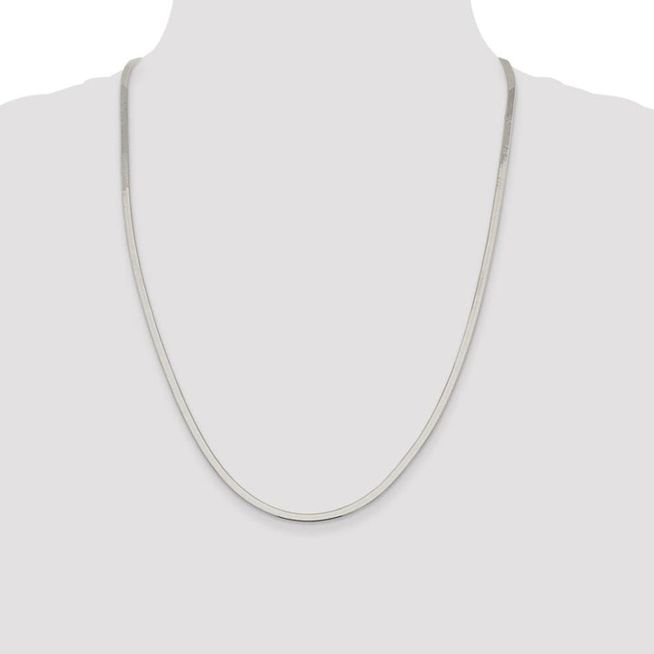 Sterling Silver 3mm Magic Herringbone Chain Size 24