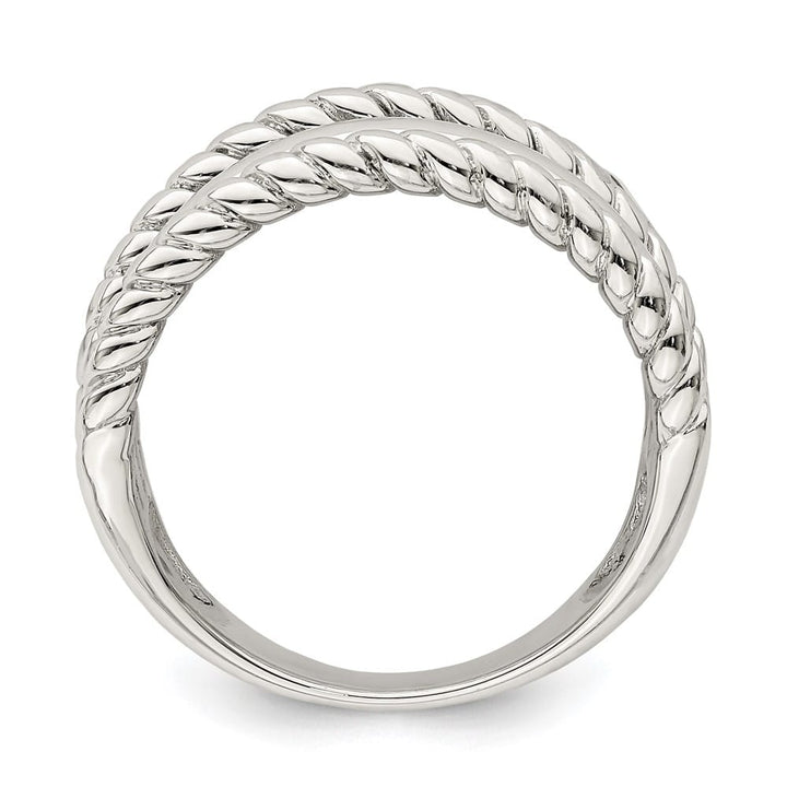 Sterling Silver 4.1 mm Polished Fancy Ring