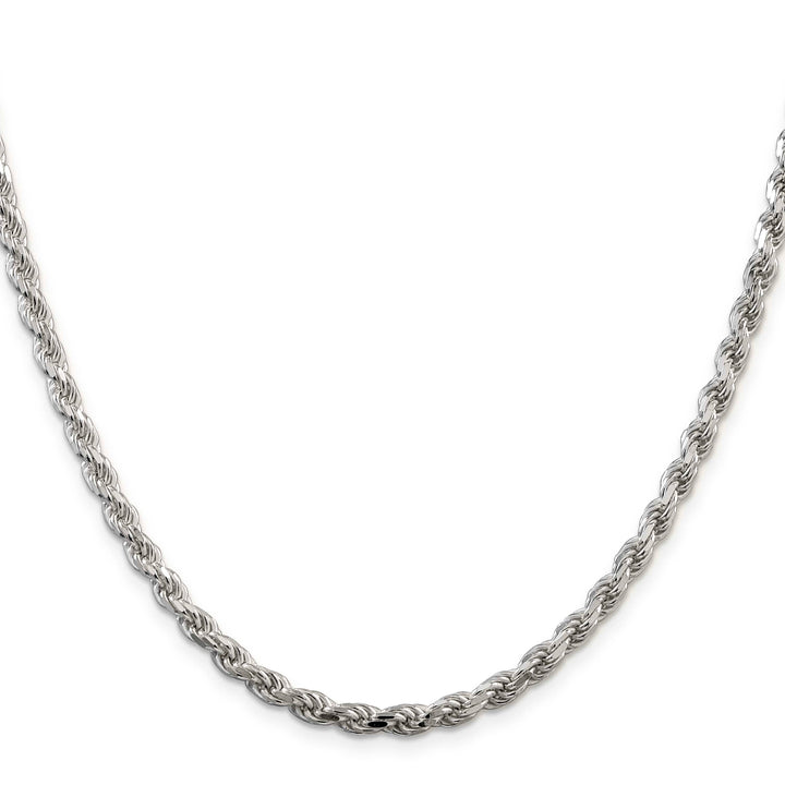 Sterling Silver 4.25mm D.C. Rope Chain