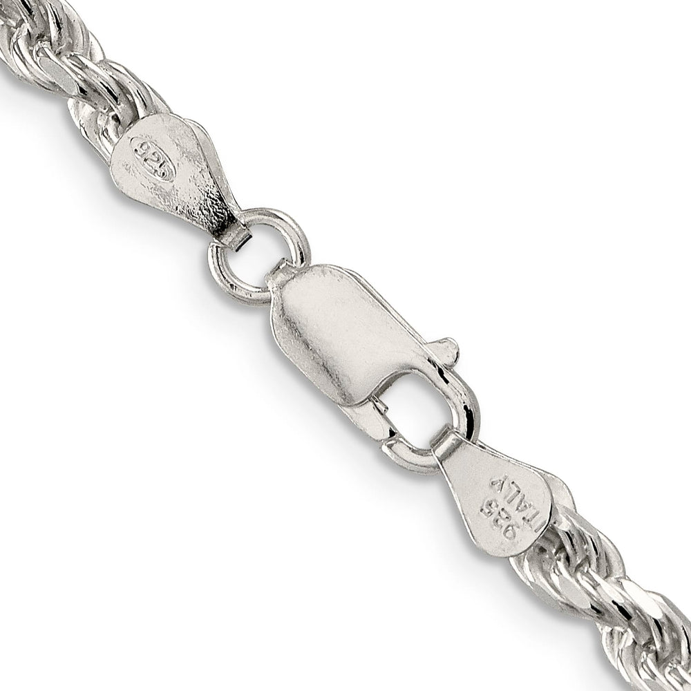 Sterling Silver 4.25mm D.C. Rope Chain