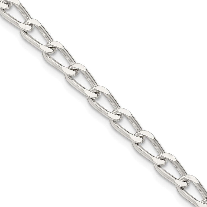 Sterling Silver 4.3mm Open Elongated Link Chain