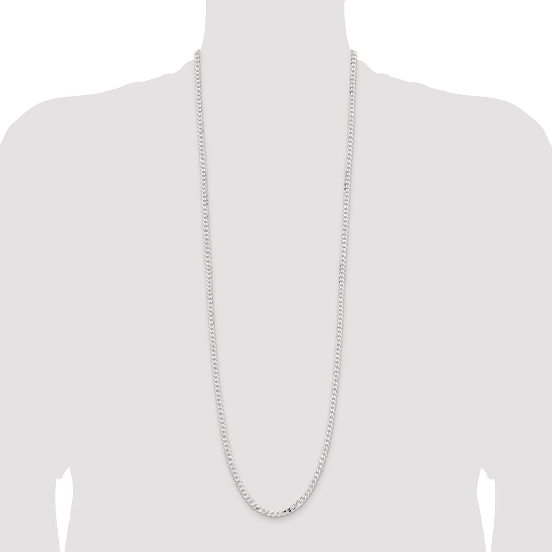 Sterling Silver 4.5mm Curb Chain