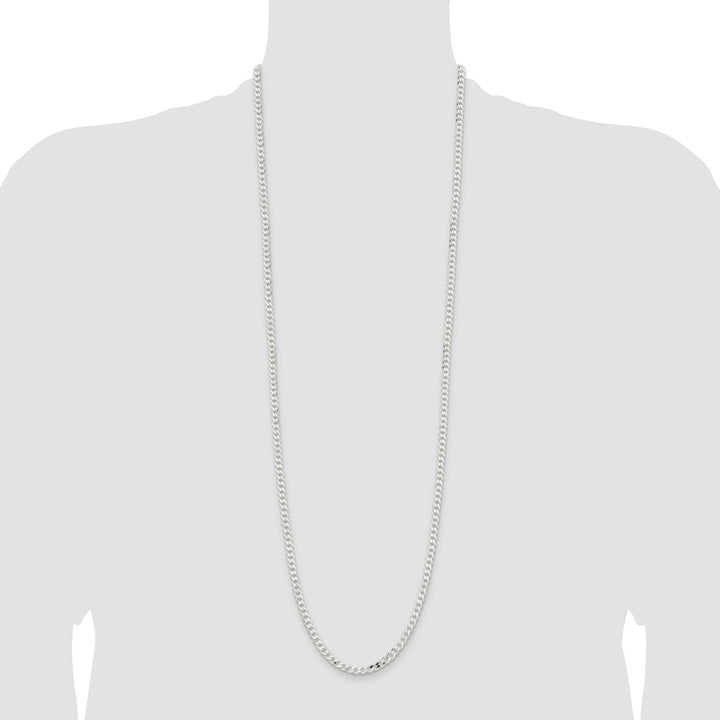 Sterling Silver 4.5mm Curb Chain