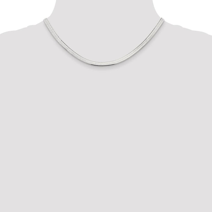 Sterling Silver 4.5mm Magic Herringbone Chain Size 16