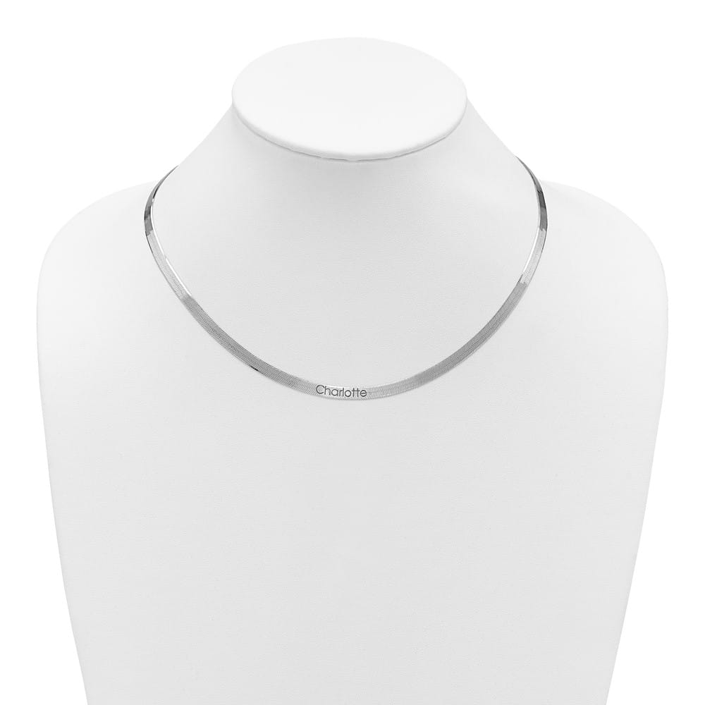 Sterling Silver 4.5mm Magic Herringbone Chain Size 18