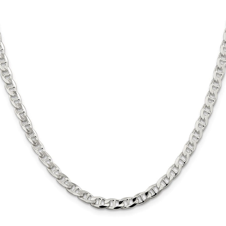 Sterling Silver 4.65mm D.C. Flat Anchor Curb Chain