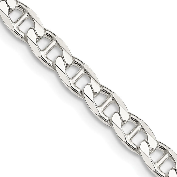 Sterling Silver 4.65mm D.C. Flat Anchor Curb Chain