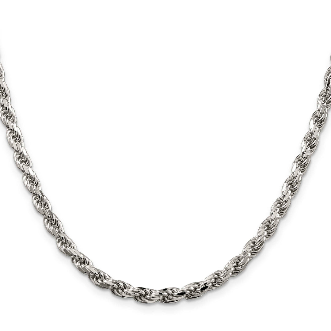 Sterling Silver 4.6mm D.C. Rope Chain