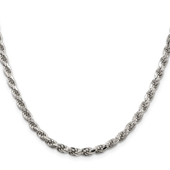 Sterling Silver 4.6mm D.C. Rope Chain