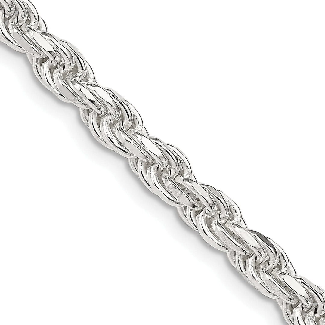 Sterling Silver 4.6mm D.C. Rope Chain