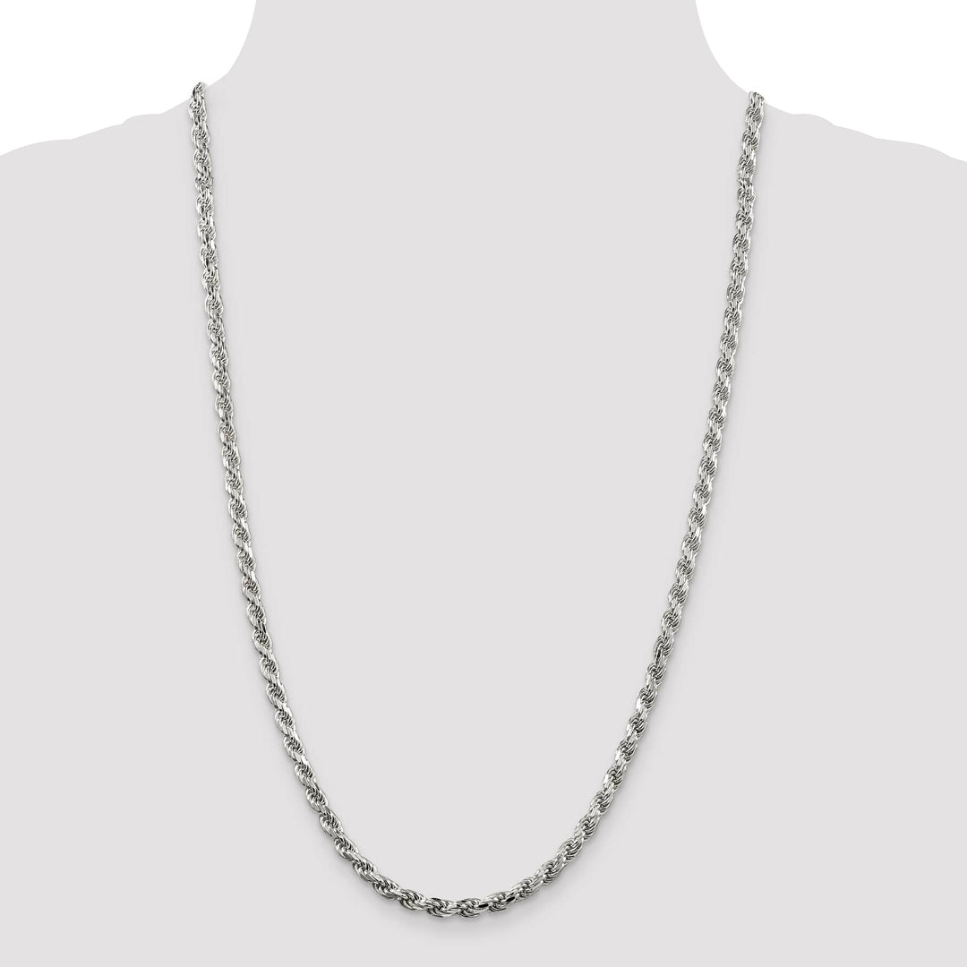 Sterling Silver 4.6mm D.C. Rope Chain