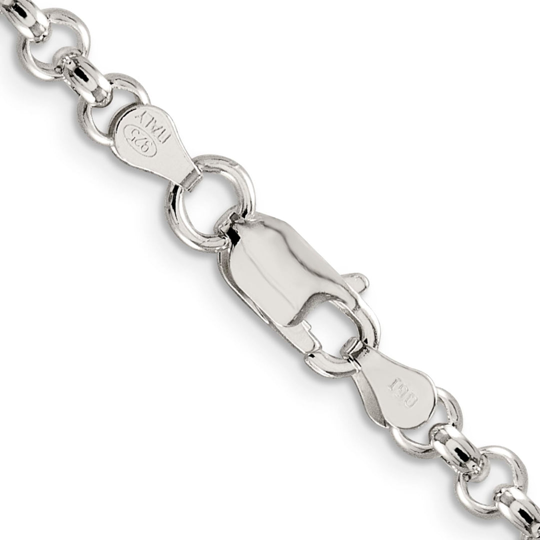 Sterling Silver 4.6mm Rolo Chain 36 Inch