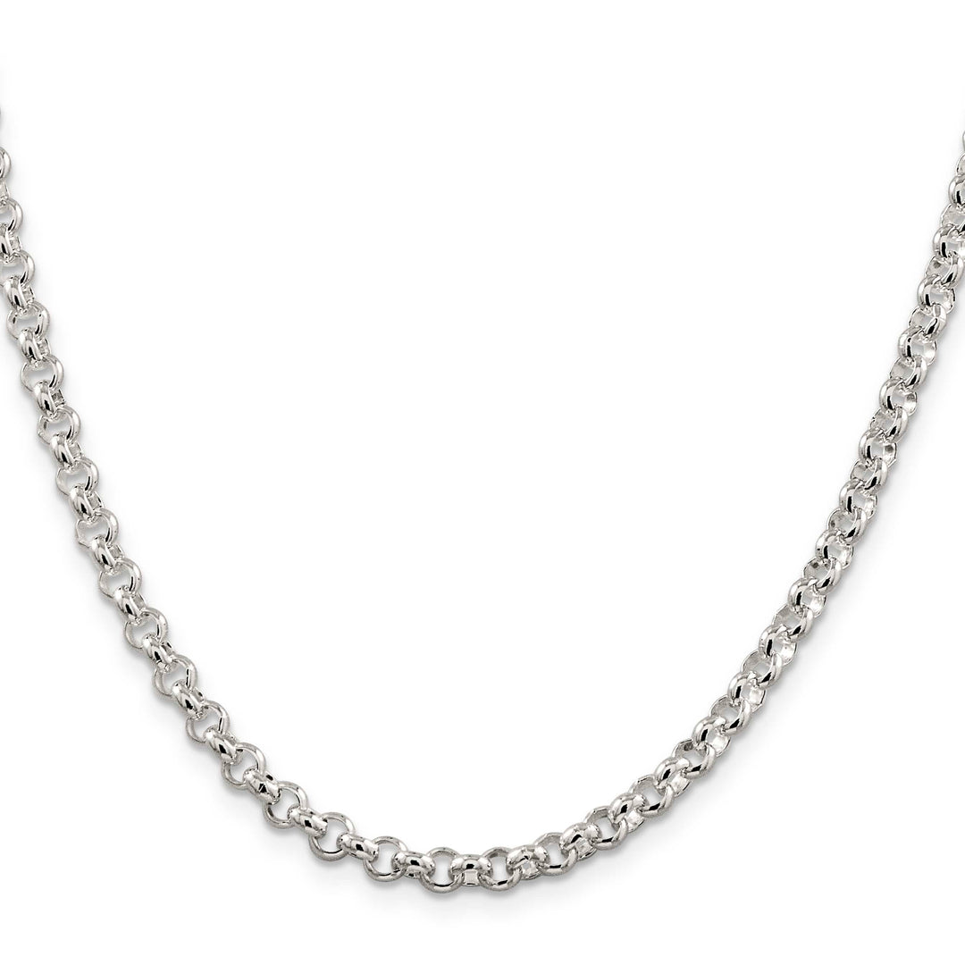 Sterling Silver 4.6mm Rolo Chain 36 Inch