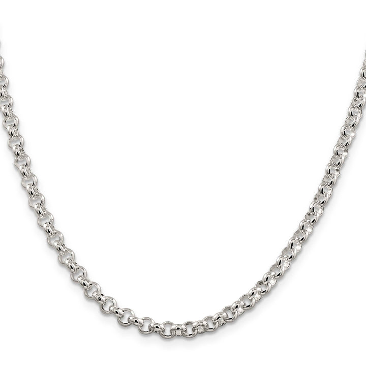 Sterling Silver 4.6mm Rolo Chain 36 Inch